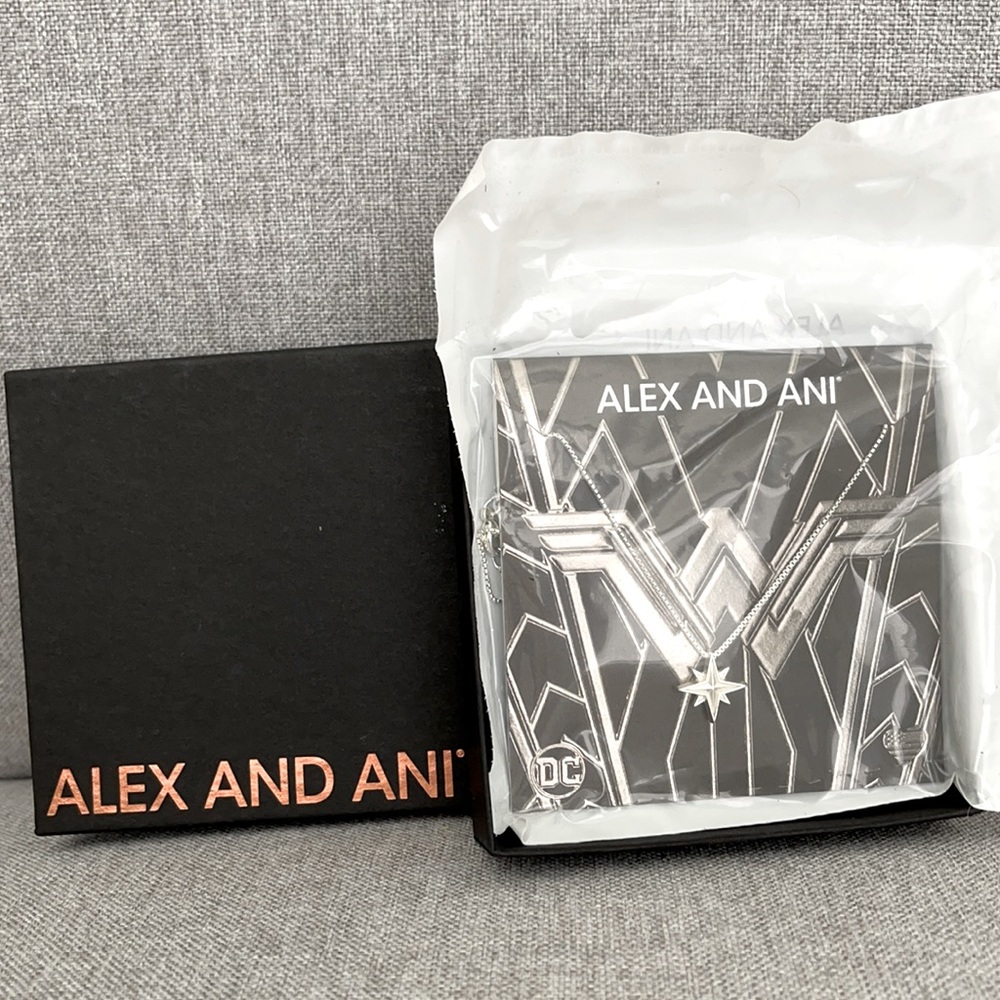 Alex and Ani Wonder Woman Silver Star Necklace